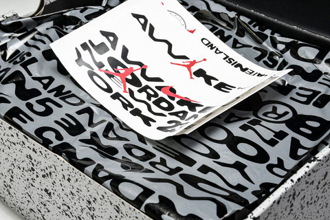 AJ5 Retro x Awake NY 'Black Racer Blue'