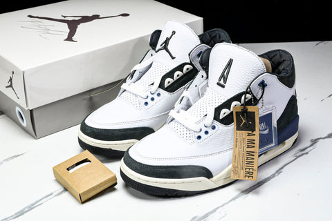 AJ3 Retro OG x A Ma Maniere 'Diffused Blue'