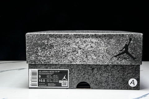 Nigel Sylvester x AJ4 Retro OG Brick by Brick 'Black' (Unreleased)