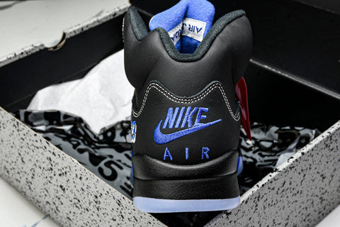 AJ5 Retro x Awake NY 'Black Racer Blue'