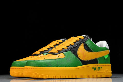 Louis Vuittоп x AF1 by Virgil Abloh 'Yellow Green'