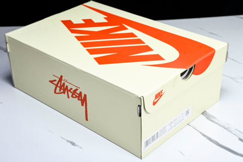 Travis Scott AJ1 Low x Stussy 'Grey White Red' (Custom)