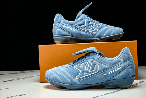 Louis Vuittоп Footprint Football Sneaker 'Blue Suede'