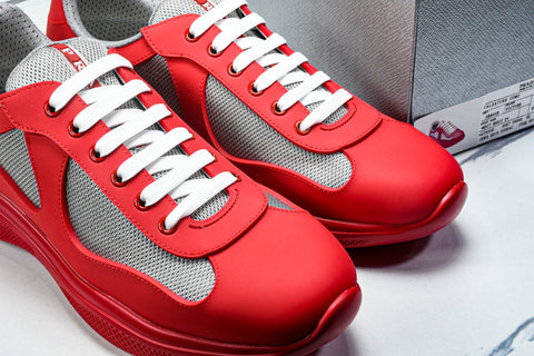 Prada America's Cup Sneaker Soft Rubber 'Red'