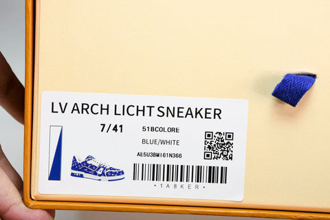 Louis Vuittоп Trainer Low 'Blue Monogram Textile'