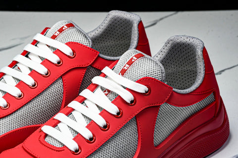 Prada America's Cup Sneaker Soft Rubber 'Red'