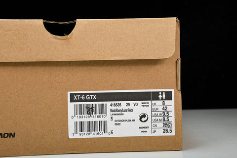 Salomon XT-6 GTX 'Black Ebony'