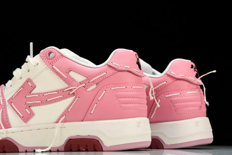 Off-White Out Of Office OOO Low Top 'Sartorial Stitching - Pink White'