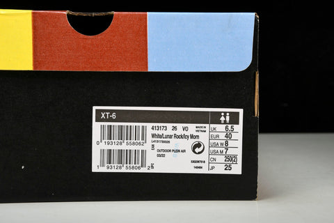 Salomon XT-6 'White Icy Morn'