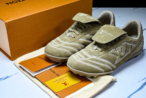 Louis Vuittоп Footprint Football Sneaker 'Beige Suede'