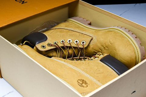 Louis Vuittоп x Timberland 6 Inch Ankle Boot 'Wheat Monogram'