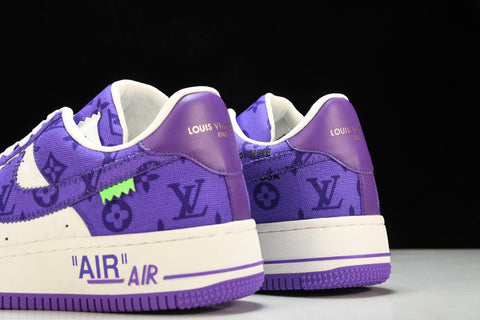 Louis Vuittоп x AF1 by Virgil Abloh 'Purple White'