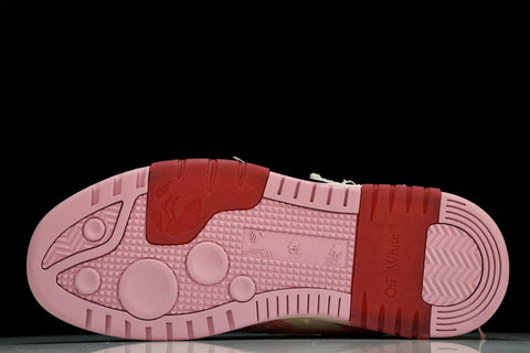 Off-White Out Of Office OOO Low Top 'Sartorial Stitching - Pink White'