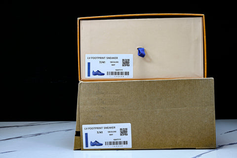 Louis Vuittоп Footprint Football Sneaker 'Blue Suede'