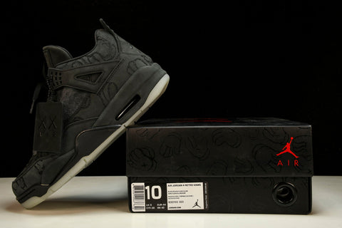 KAWS x AJ4 Retro 'Black'
