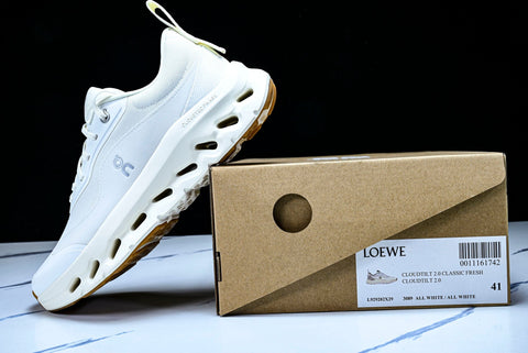 LOEWE × ON Cloudtilt 2.0 'All White Gum'