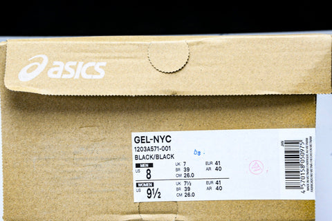 ASICS Gel-NYC x Kicki Yang Zhang 'Black Pure Silver'