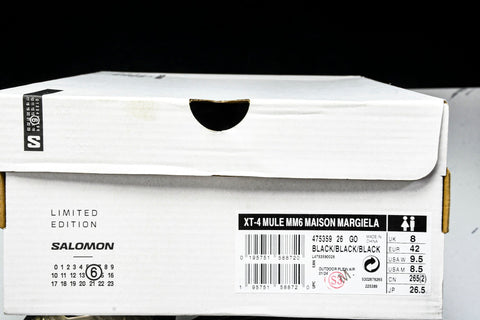 Salomon x MM6 Maison Margiela XT-4 Mule 'Black'