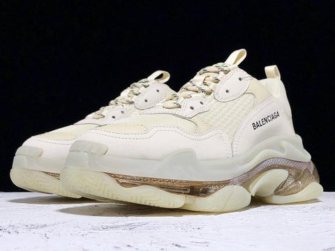 Triple S Sneaker "Off White Clear Sole"